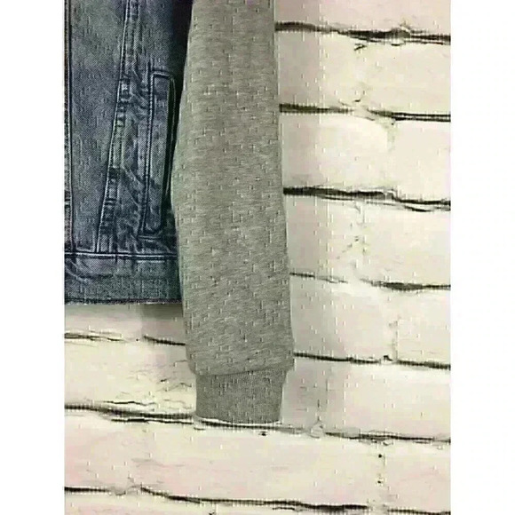 H&M “Divided” Gray/Blue Jean Jacket Unisex Adults Size Small - Picture 4 of 7